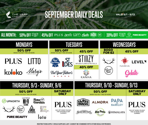 2 Weeks of Promos