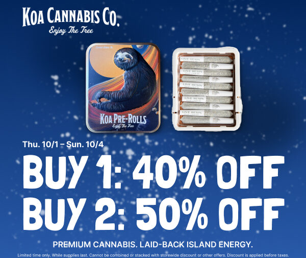 50% Off KOA