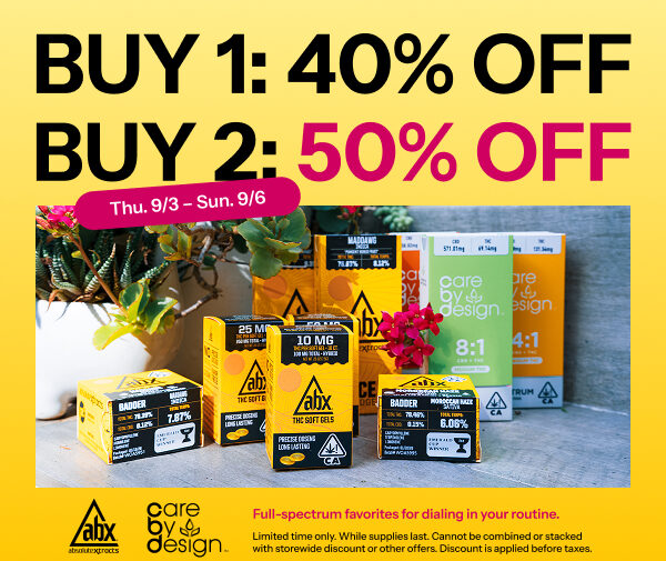 50% Off ABX & Care by Design