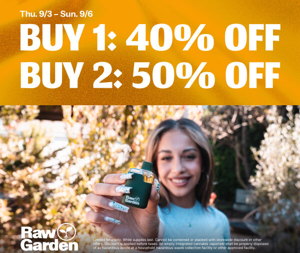 50% Off Raw Garden