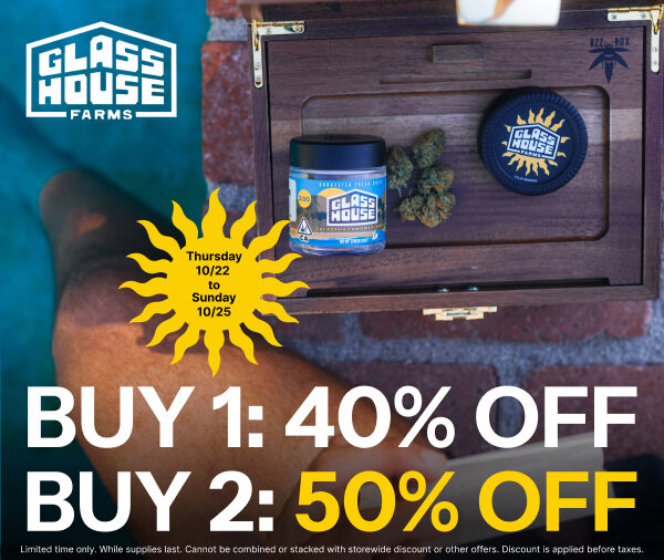 50% Off Glass House Farms