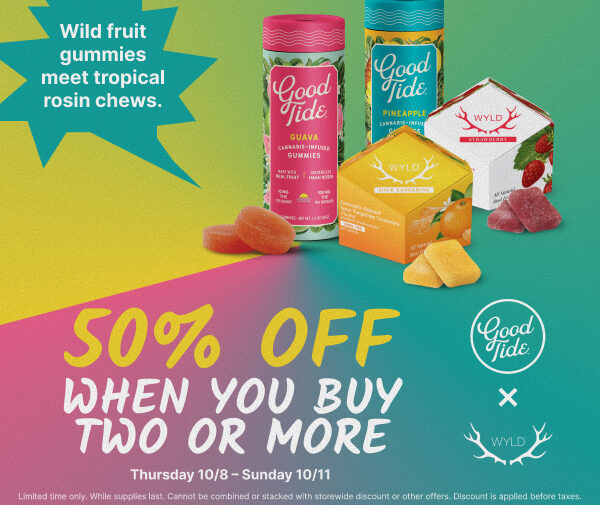50%  Off Wyld & GoodTide