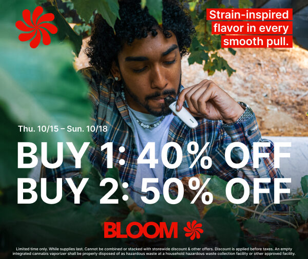 50% Off Bloom