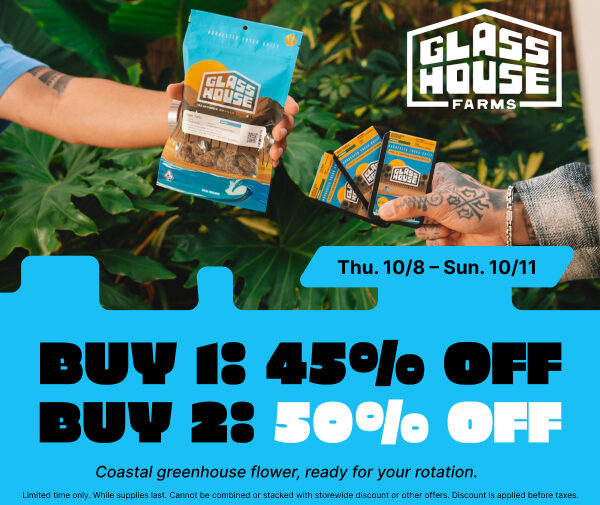 50% Off Glass House Farms